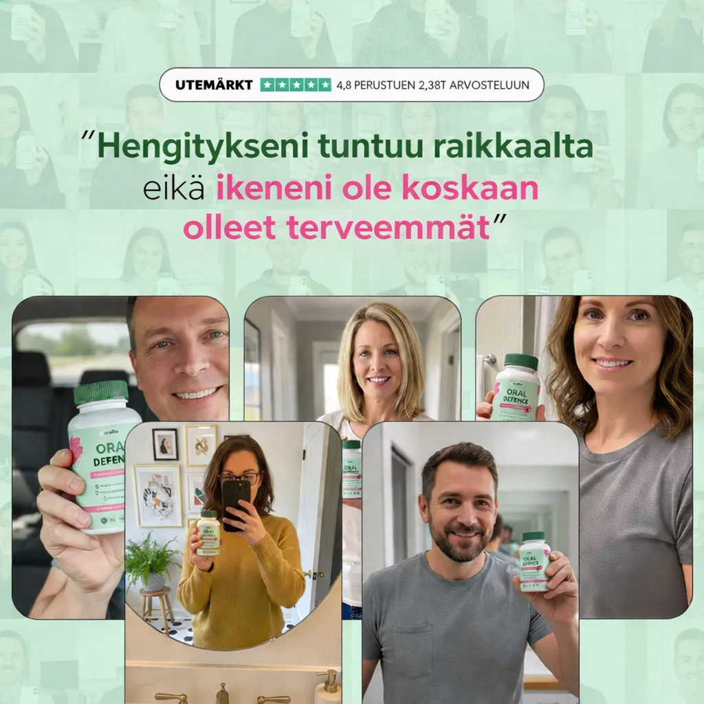 Oral Defence – Maksimaalinen teho suun mikrobiomin palauttamiseen